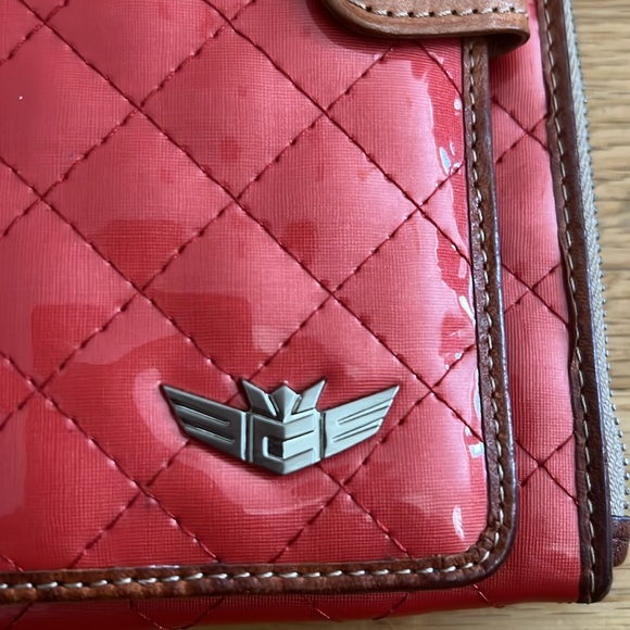 NWOT - CONSUELA - Quilted Red bifold Wallet light red - Picture 2 of 10